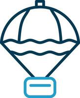 Parachute Vector Icon Design