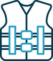 Life jacket Vector Icon Design