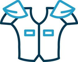 Shoulder pads Vector Icon Design