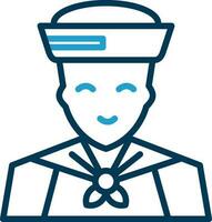 Sailor Vector Icon Design