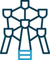 Atomium Vector Icon Design
