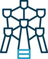 Atomium Vector Icon Design