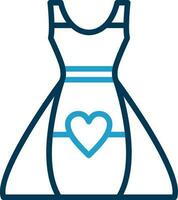 Dress Vector Icon Design