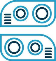 Car light Vector Icon Design