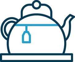 Teapot Vector Icon Design