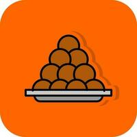 Oliebollen Vector Icon Design