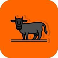 Cow Vector Icon Design