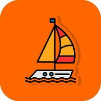 Boat Vector Icon Design