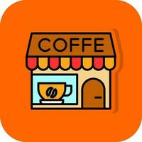 diseño de icono de vector de cafetería