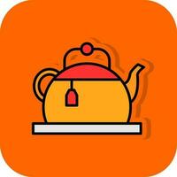 Teapot Vector Icon Design