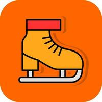 Ice skate Vector Icon Design