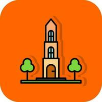 Dom tower Vector Icon Design