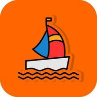 Boat Vector Icon Design