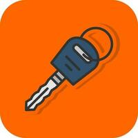 Car key Vector Icon Design