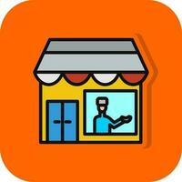 Shopkeeper Vector Icon Design