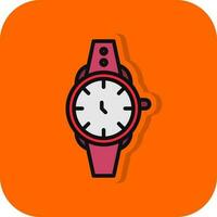 Hand watch Vector Icon Design