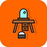 Dressing table Vector Icon Design
