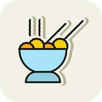 Meatballs Vector Icon Design