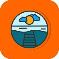 Pier Vector Icon Design