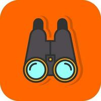 Binoculars Vector Icon Design