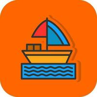 Boat Vector Icon Design