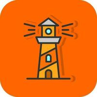 Lighthouse Vector Icon Design