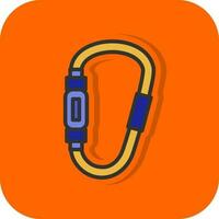 Carabiner Vector Icon Design