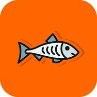 Salmon Vector Icon Design