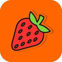 Strawberry Vector Icon Design