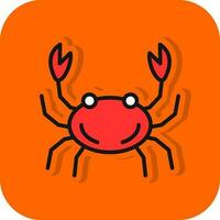 Crab Vector Icon Design