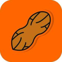 Peanut Vector Icon Design