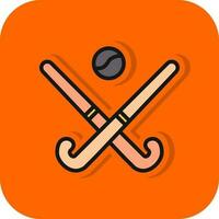 diseño de icono de vector de hockey