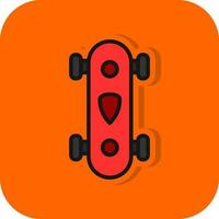 Longboard Vector Icon Design