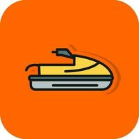 Jet ski Vector Icon Design