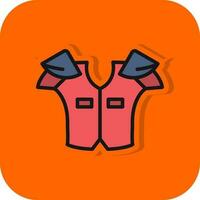 Shoulder pads Vector Icon Design