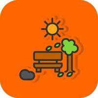 Bench Vector Icon Design