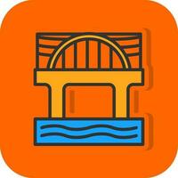 diseño de icono de vector de puente