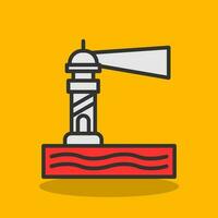 Lighthouse Vector Icon Design