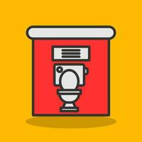 Restroom Vector Icon Design