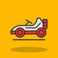 Go kart Vector Icon Design