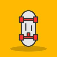 Skateboard Vector Icon Design