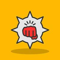 Fighting Vector Icon Design