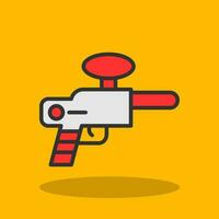 diseño de icono de vector de paintball