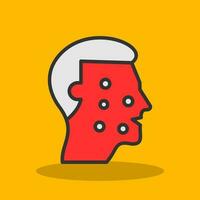 Redness Vector Icon Design