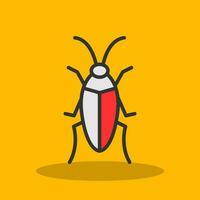 Cockroach Vector Icon Design