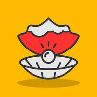 Clam Vector Icon Design