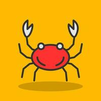 Crab Vector Icon Design