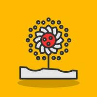 Pollen Vector Icon Design