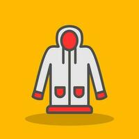 Raincoat Vector Icon Design