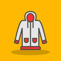 Raincoat Vector Icon Design